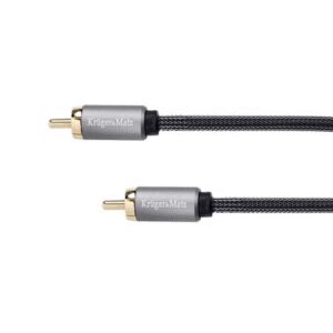 cablu audio rca 1m profesional krugermatz