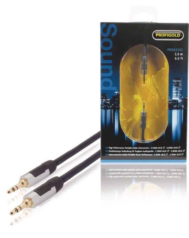 cablu audio stereo jack 35 mm tata tata 2m ofc profigold