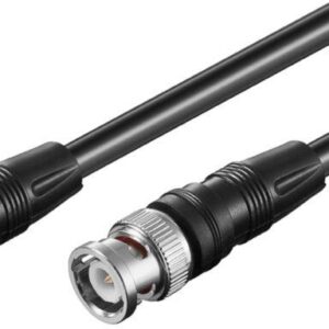 cablu bnc tata bnc tata 2m negru rg59 goobay