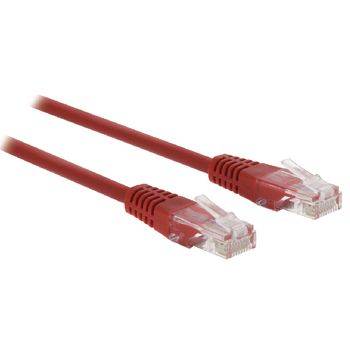 cablu cat5e utp de retea rj45 8p8c tata rj45 8p8c tata 2m rosu valueline 1
