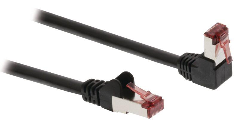 cablu cat6 sftp network cable rj45 8p8c tata rj45 8p8c tata 3m cupru negru valueline scaled