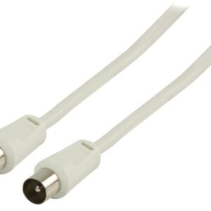 cablu coaxial antena tv tata tv tata 5m alb dublu ecranat valueline scaled