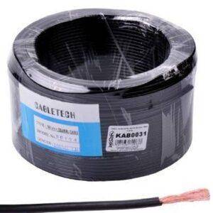 cablu coaxial rg174 50 ohmi 28mm pvc negru cabletech
