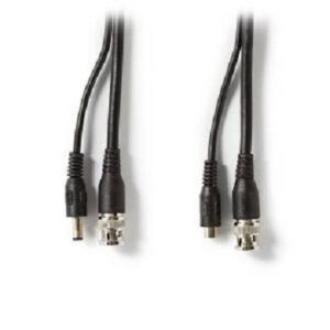 cablu coaxial securitate rg59 20m cu alimentare cu mufe bnc dc