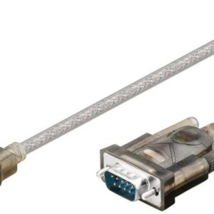 cablu convertor usb la db9 serial rs232 windows 10 15m goobay