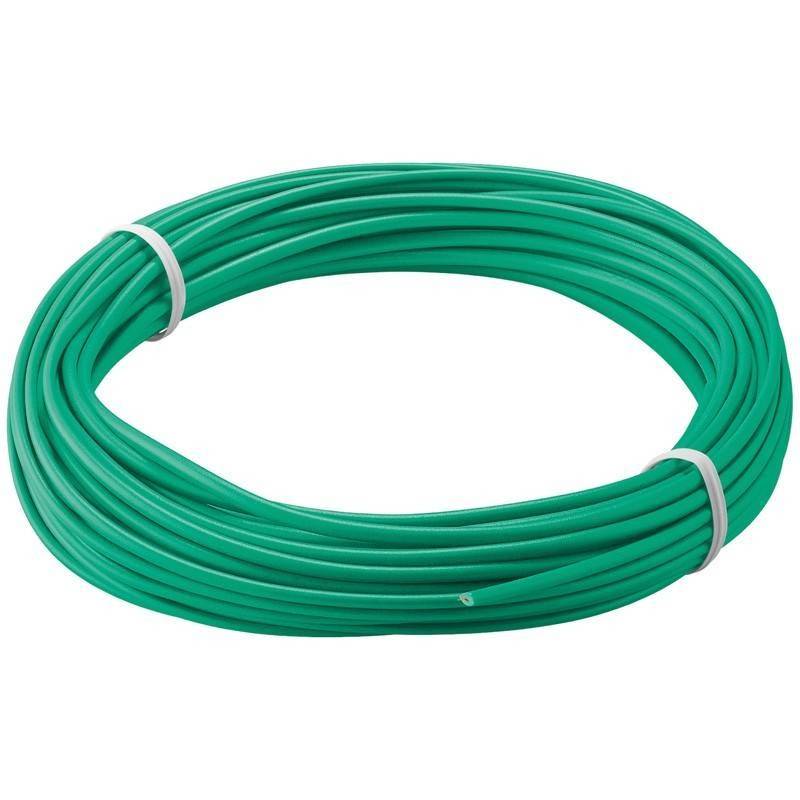 cablu cupru multifilar izolat 10m verde 1x014mm goobay