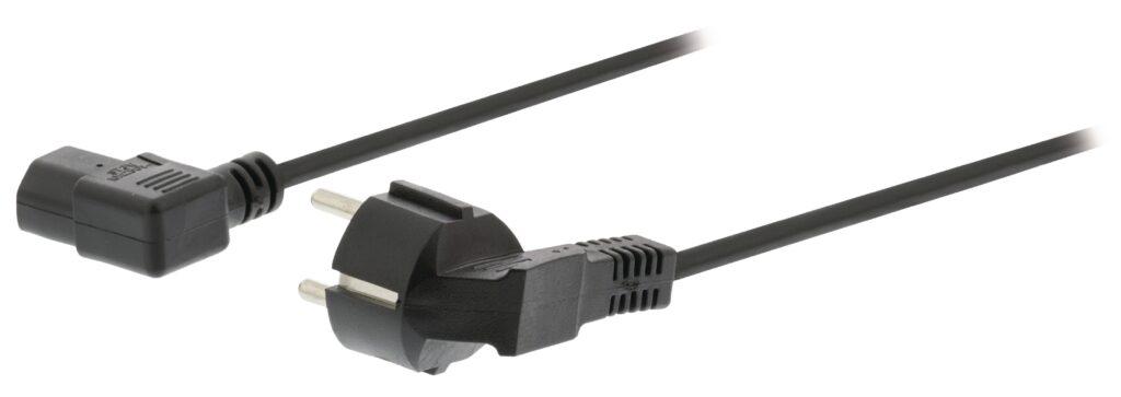 cablu de alimenatre pc 90 schuko unghi 90 grade tata iec 320 c13 unghi 90 de grade 2m 2x075mm cupru valueline 2 scaled