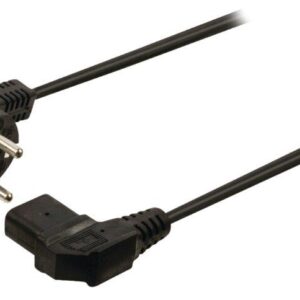 cablu de alimenatre pc 90 schuko unghi 90 grade tata iec 320 c13 unghi 90 de grade 2m 2x075mm cupru valueline scaled