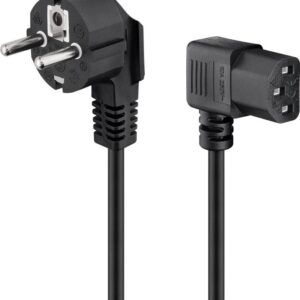 cablu de alimentare pc schuko 90 grade cce 90 grade 3m goobay