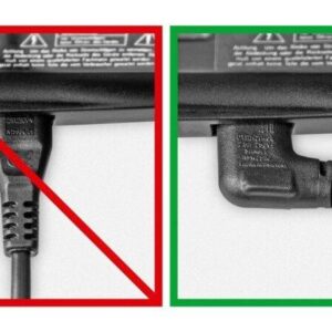 cablu de alimentare pt tv cu conectori cotiti cee 7 16 iec 60320 c7 2m goobay 1