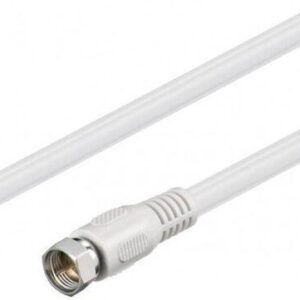 cablu de antena ecranat f tata tata 75m goobay