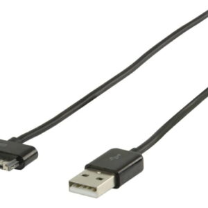 cablu de incarcare si sincronizare pentru iphone 30 pini usb 20 2m cupru valueline 1 scaled