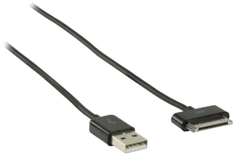 cablu de incarcare si sincronizare pentru iphone 30 pini usb 20 2m cupru valueline 2 scaled