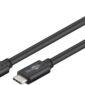 cablu de incarcare si sincronizare usb type c 1m 32 gen1 pd 60w tata tata negru goobay 1