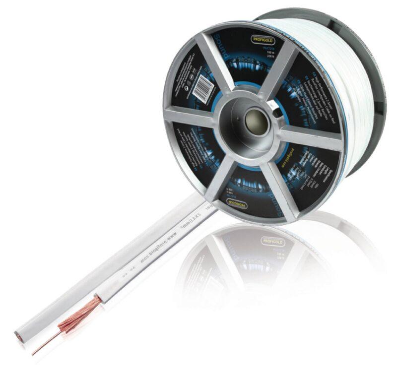 cablu difuzor 2x25 mm alb ofc cupru profesional profigold pgc7259 scaled