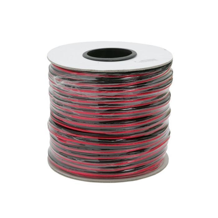 cablu difuzor 2x25mm ofc cca rosu negru transparent 1m nexus 20025 1