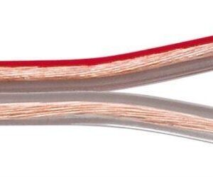 cablu difuzor cupru 2x25 mm transparent 10m ofc 999 oxygen free copper goobay 15130