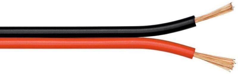 cablu difuzor cupru ofc 2x150mm rosu negru goobay 15084 1