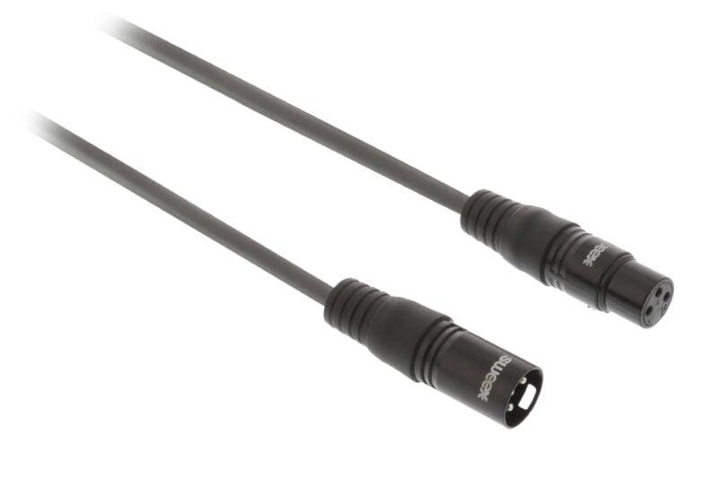 cablu digital xlr 3 pini tata xlr 3 pini mama 15m gri sweex 1 scaled