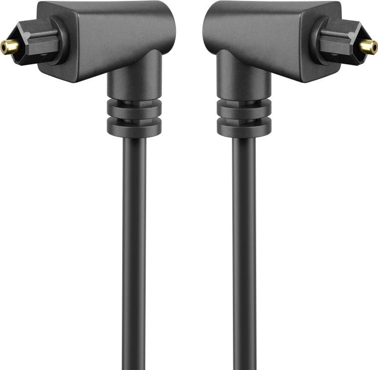 cablu din ambele parti toslink mufa in unghi 1m goobay 41592 1