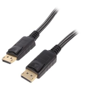 cablu displayport 12v displayport mufa din ambele parti 3m ednet 84501