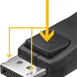 cablu displayport dp tata la dp tata 1m goobay 1