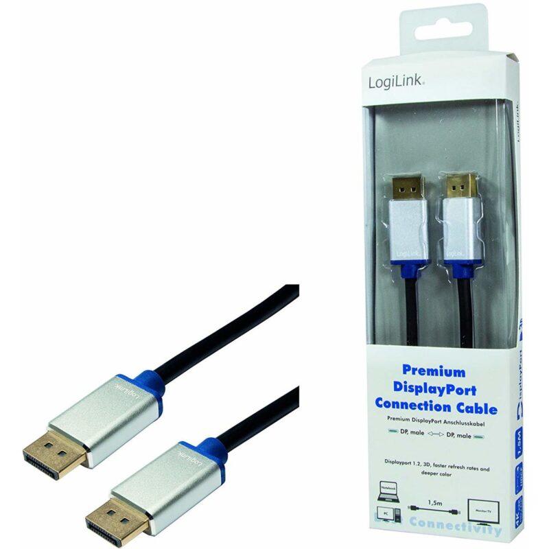 cablu displayport v12 15m tata tata 4k negru logilink bdpm15 2