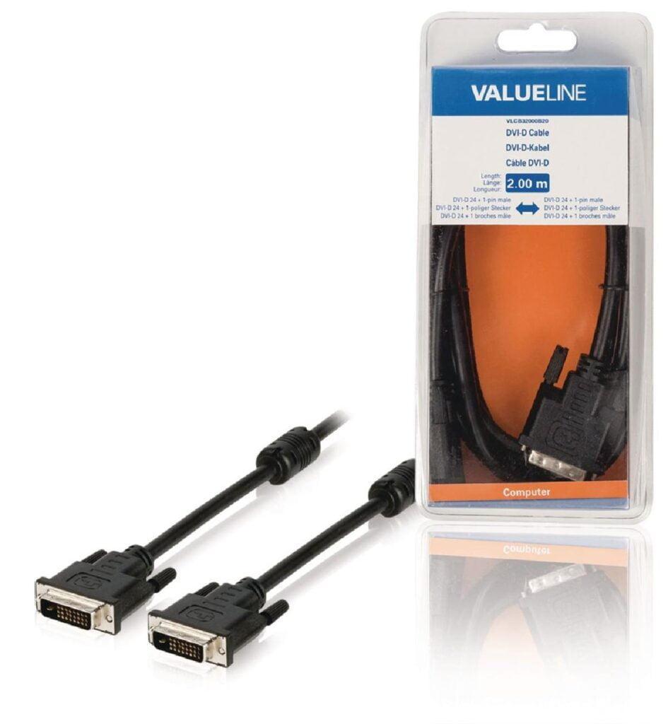 cablu dvi d 241 pin tata dvi d 241 pin tata 2m valueline