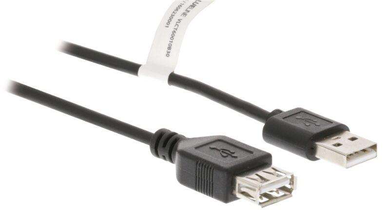cablu extensie usb 20 a tata usb a mama 3m valueline 1 scaled