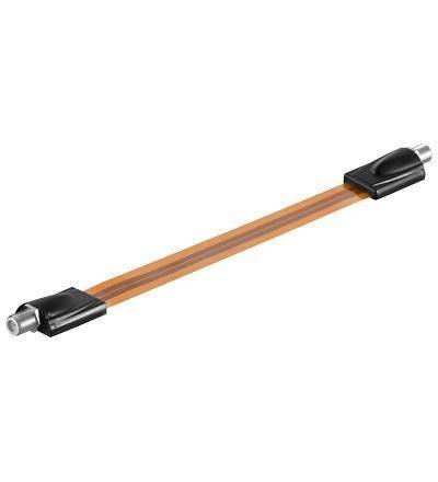 cablu f mama la f mama 26cm coaxial super plat goobay