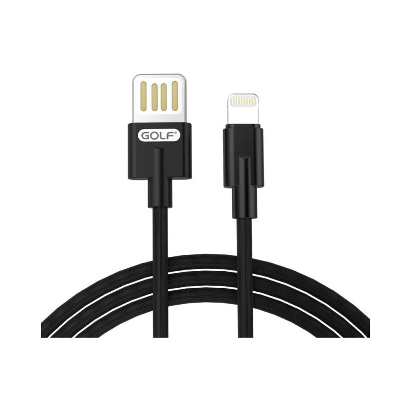cablu golf double iphone 61i negru 3000mah 12m