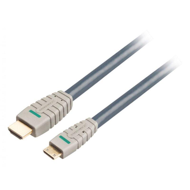 cablu hdmi 1m mini hdmi bandridge high speed 2
