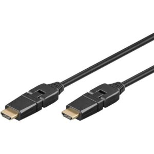 cablu hdmi 360 3m v14 ethernet 3d 4k ultrahd 2160p 30hz goobay 1