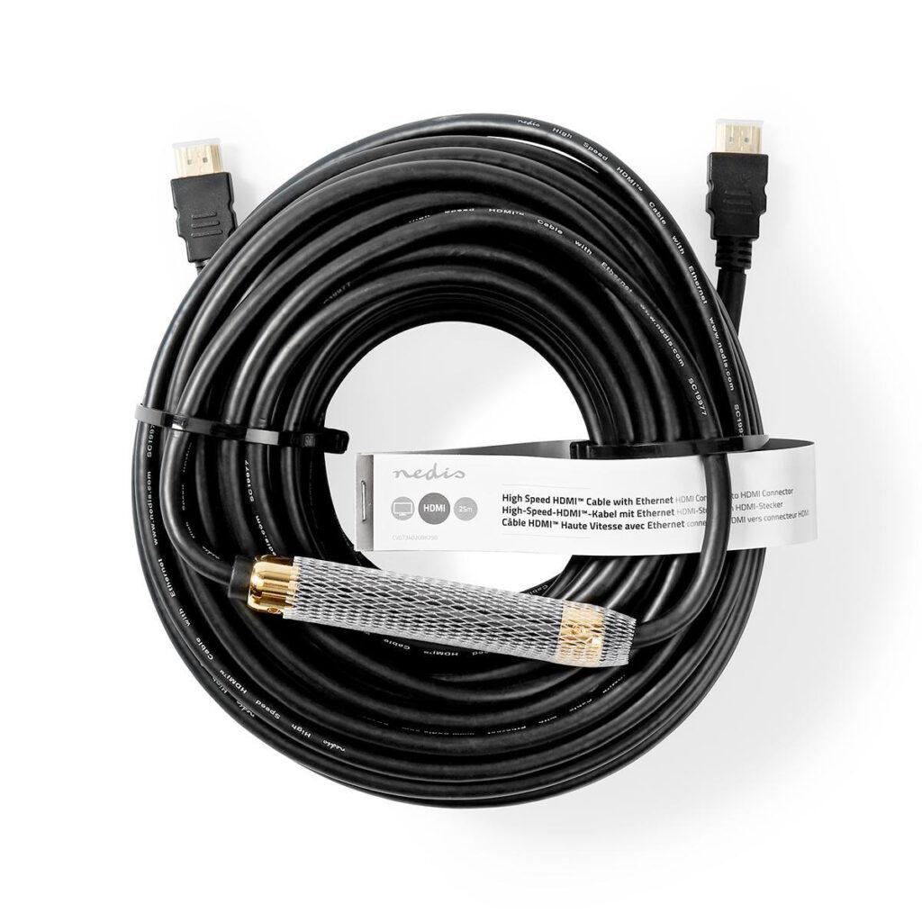 cablu hdmi de mare viteza cu functie ethernet 25m negru nedis 2