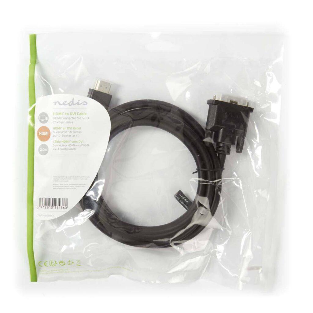 cablu hdmi dvi 211 pini 2m nedis 2