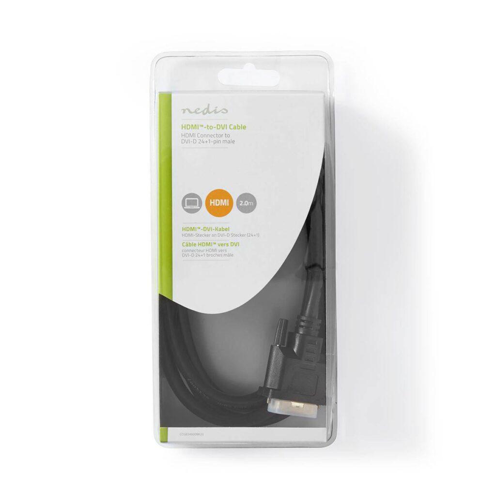 cablu hdmi dvi d 241 pin tata 2m nedis 2