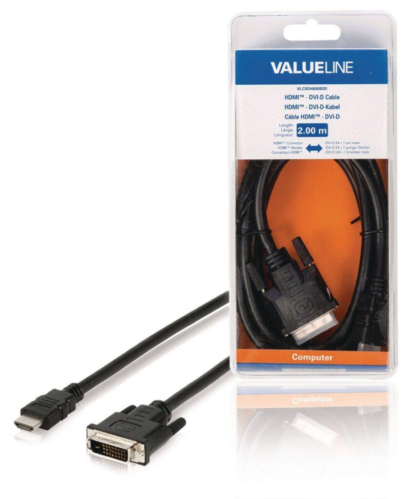 cablu hdmi dvi d conector hdmi dvi d 241 tata 2m valueline 1 scaled