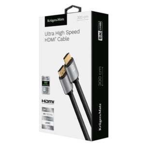 cablu hdmi hdmi 8k v21 3m krugermatz km1266