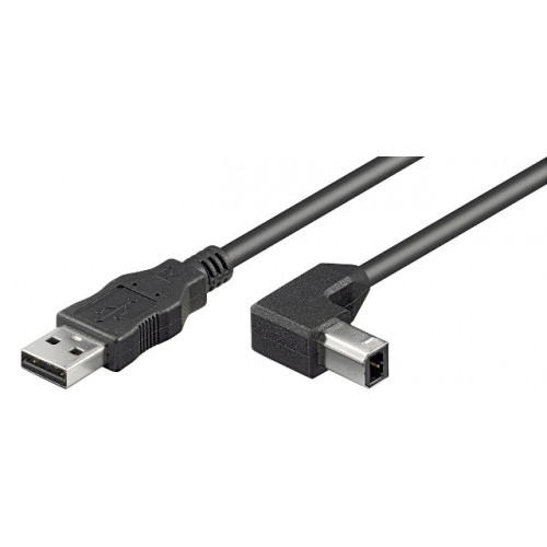 Cablu imprimanta USB 90 grade 2m cupru Goobay