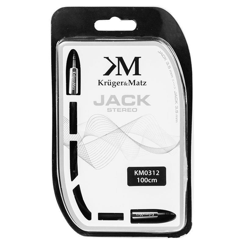 cablu jack 35 mm 35 mm 1m krugermatz 1