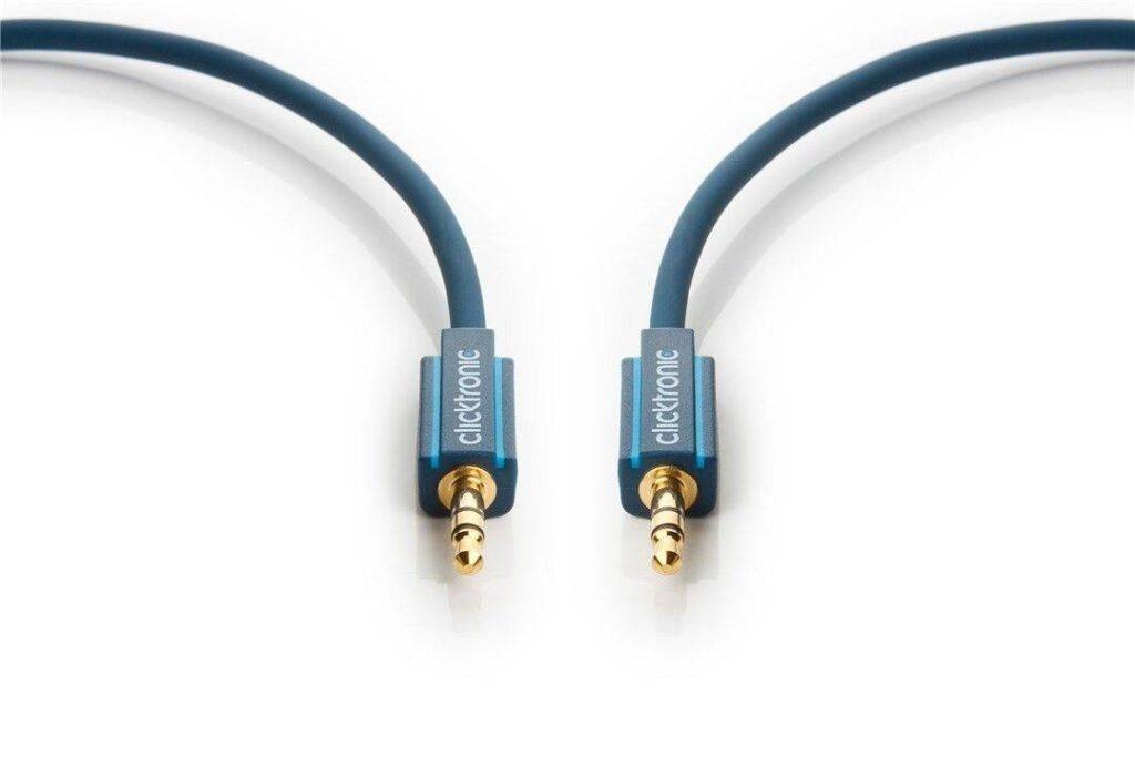 cablu jack 35 mm 35 mm audio 1m tata tata stereo profesional clicktronic 1