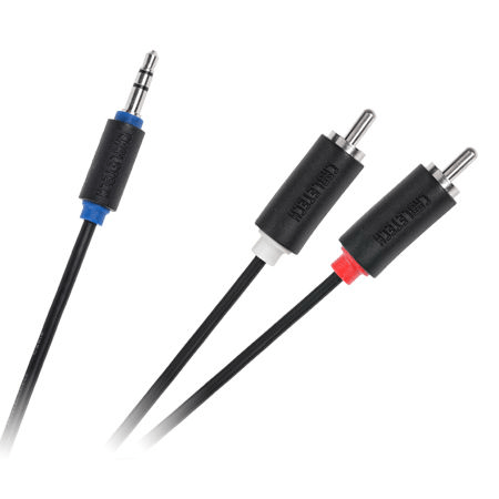cablu jack 35 mm la 2x rca 10m cabletech