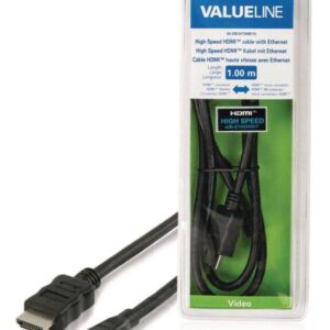 cablu micro hdmi hdmi tata tata high speed ethernet 1m valueline