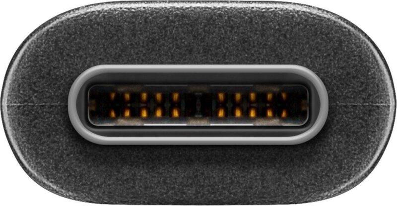 cablu micro usb 30 usb type c 1m negru goobay