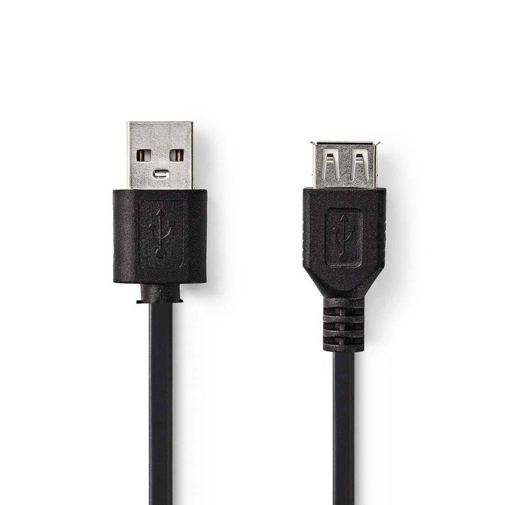 cablu nedis usb 20 a tata usb a mama 2m