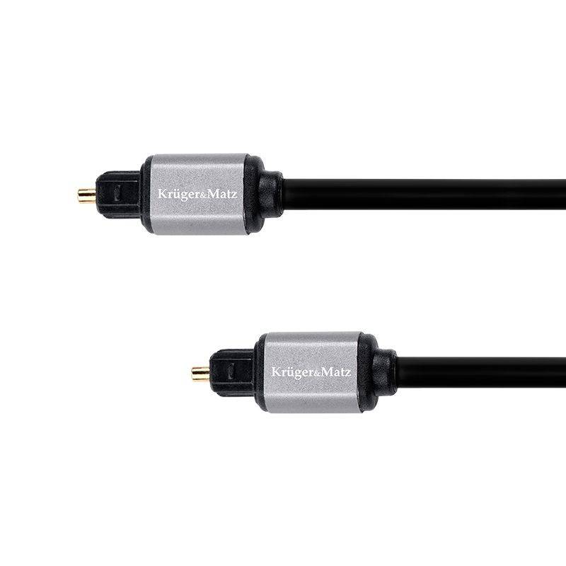 cablu optic 5m toslink toslink basic krugermatz cablu optic 5m toslink toslink basic krugermatz