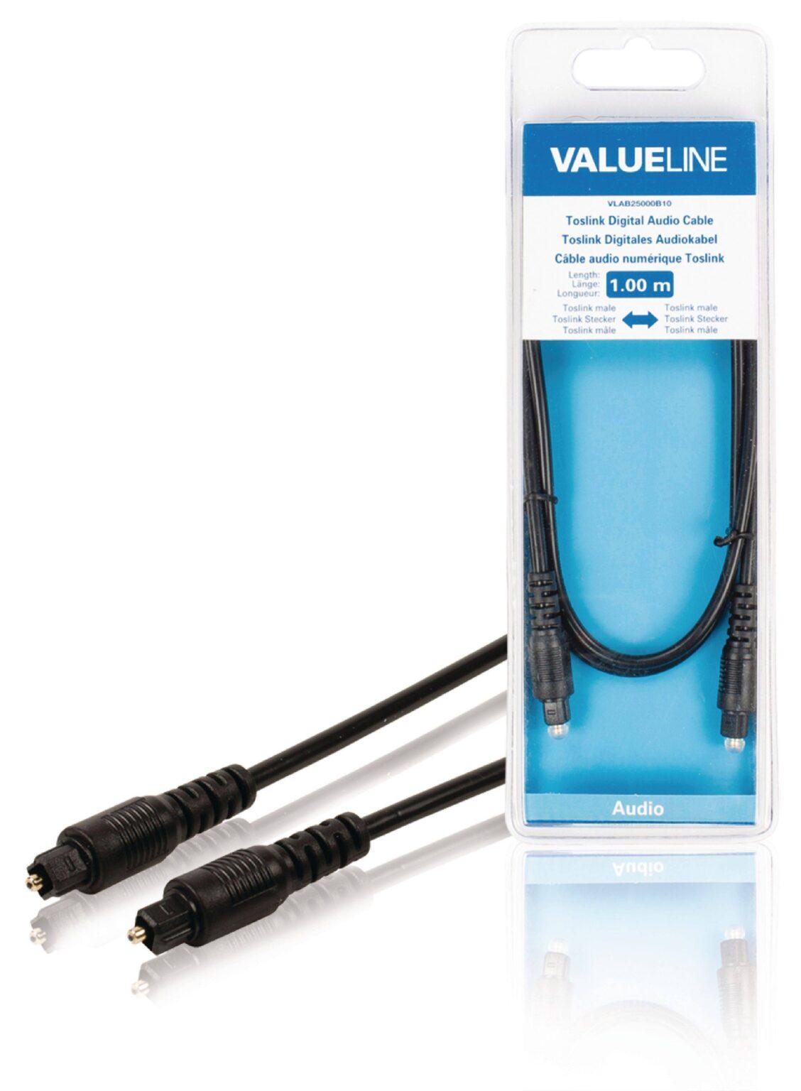 cablu optic toslink tata toslink tata 1m valueline 2 scaled
