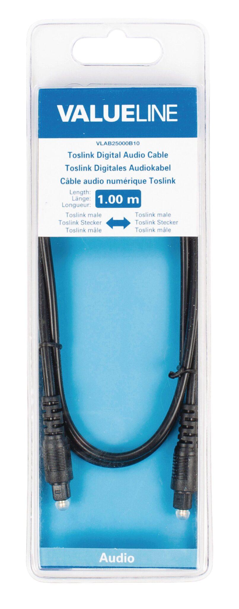 cablu optic toslink tata toslink tata 1m valueline 3 scaled