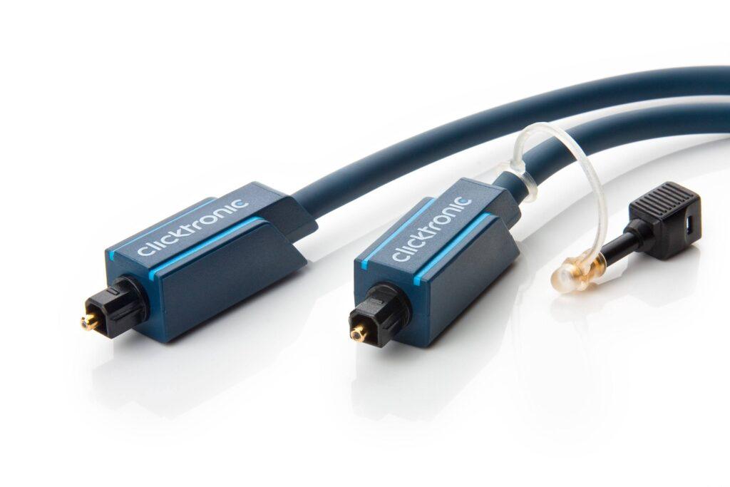 cablu optic toslink toslink plus adaptor 35 mm 15m clicktronic scaled