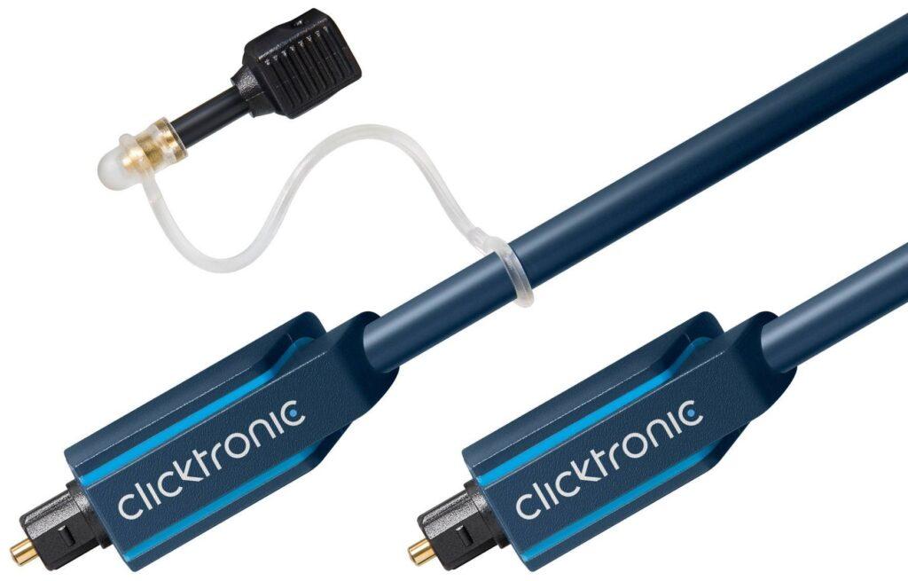 cablu optic toslink toslink plus adaptor 35 mm 15m clicktronic 2